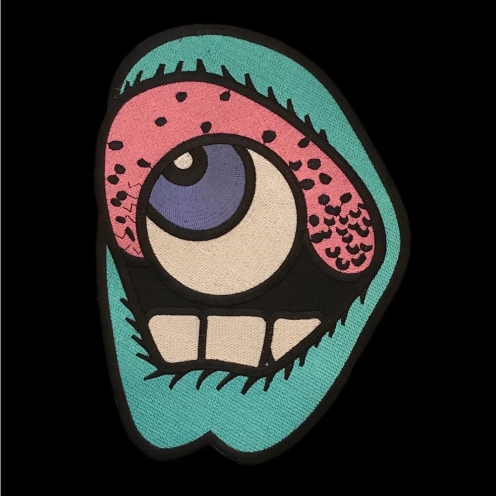 Large Monsters Inc Back Patch Biker Iron or Sew on Patch